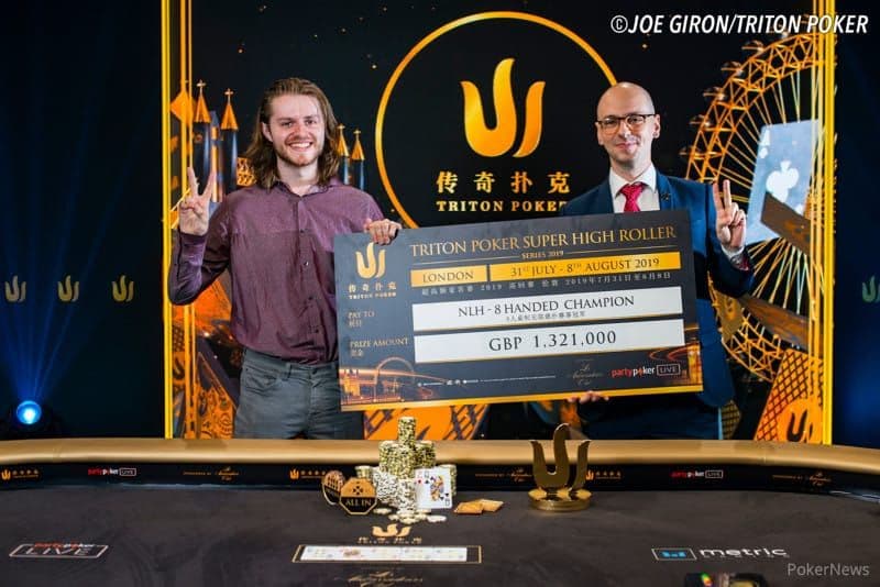 Charlie Carrel as Triton Super High Roller Series champion in London